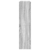 Scarpiera Grigio Sonoma 80x25x100 cm in Legno truciolato