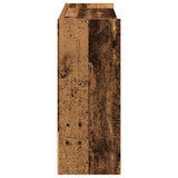 Scarpiera Legno Antico 80x25x62 cm in Legno truciolato
