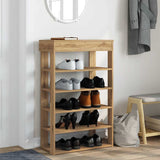 Scarpiera Rovere Artigianale 60x30x98 cm in Legno truciolato