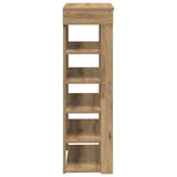 Scarpiera Rovere Artigianale 60x30x98 cm in Legno truciolato