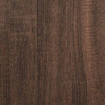 Scarpiera Rovere Marrone 80x30x98 cm in Legno Multistrato