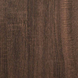 Scarpiera Rovere Marrone 80x30x98 cm in Legno Multistrato