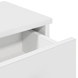 Scaffale a Parete con Cassetti Bianco 80x34x17 cm in Truciolato