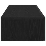 Scaffale a Parete con Cassetti Nero 60x26,5x15 cm in Truciolato