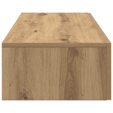 Scaffale a Parete con Cassetti Rovere 60x26,5x15 cm Truciolato