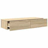 Scaffale a Parete con Cassetti Sonoma 100x36x19cm in Truciolato