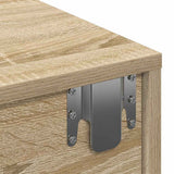 Scaffale a Parete con Cassetti Sonoma 100x36x19cm in Truciolato