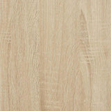 Mensola a Cubo da Parete 5 Scomparti Truciolato Rovere Sonoma