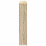 Mensola a Cubo da Muro 12 Scomparti in Truciolato Rovere Sonoma