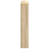 Mensola a Cubo da Parete 7 Scomparti Truciolato Rovere Sonoma