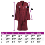 Accappatoio KINN Rosso XXL Cotone