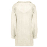 Felpa coperta KINN Crema L Cotone