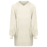Felpa coperta KINN Crema L Cotone