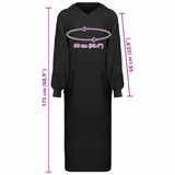 Felpa coperta KINN Nero XXL Cotone