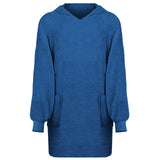 Felpa coperta KINN Navy L Cotone