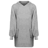 Felpa coperta KINN Grigio L Cotone