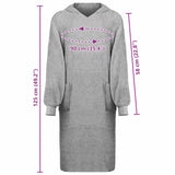 Felpa coperta KINN Grigio XL Cotone