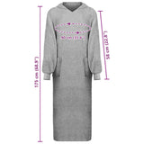 Felpa coperta KINN Grigio XXL Cotone
