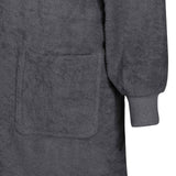 Felpa coperta KINN Antracite L Cotone