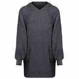 Felpa coperta KINN Antracite L Cotone