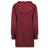 Felpa coperta KINN Rosso L Cotone