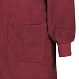 Felpa coperta KINN Rosso XL Cotone
