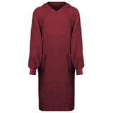 Felpa coperta KINN Rosso XL Cotone