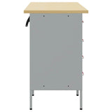 Mobile da lavoro con cassetto 3 pcs Rosso 150 x 55 x 85 cm