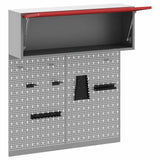Set di armadi per attrezzi con lo scaffale 3 pcs Rosso