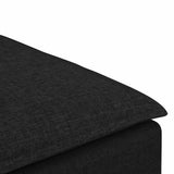 Divano Modulare Poggiapiedi Modulo Nero 100x100x48 cm