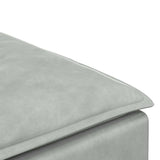 Modulo Poggiapiedi Divano Modulare Grigio Chiaro 100x100x48 cm