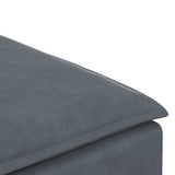 Modulo Poggiapiedi Divano Modulare Grigio Scuro 100x100x48 cm