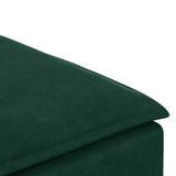 Modulo Poggiapiedi Divano Modulare Verde Scuro 100x100x48 cm