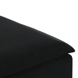 Modulo Poggiapiedi Divano Modulare Nero 100x100x48 cm