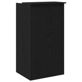 Banco Reception Nero 55x50x103,5 cm in Legno truciolato