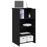 Banco Reception Nero 55x50x103,5 cm in Legno truciolato