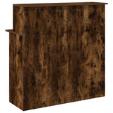 Banco Reception Rovere Fumo 100x50x103,5cm in Legno truciolato