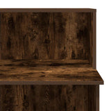 Banco Reception Rovere Fumo 100x50x103,5cm in Legno truciolato