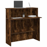 Banco Reception Rovere Fumo 100x50x103,5cm in Legno truciolato