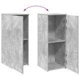 Mobile Portaoggetti Grigio Cemento 40x45x103,5 cm in Truciolato