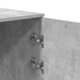 Mobile Portaoggetti Grigio Cemento 40x45x103,5 cm in Truciolato