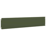 Bordure per Prato 10 pz Verde Oliva Acciaio Laminato a Freddo