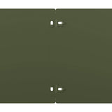 Bordure per Prato 10 pz Verde Oliva Acciaio Laminato a Freddo