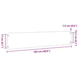 Bordura per Prato 10 pcs 20 x 103 cm Acciaio laminato a freddo