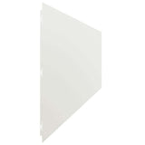 Bordure per Prato 20 pz Bianchi Acciaio Laminato a Freddo