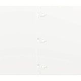 Bordure per Prato 20 pz Bianchi Acciaio Laminato a Freddo