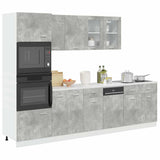 Set Mobili da Cucina 7 pz Lyon Grigio Cemento