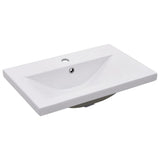 Set Mobili da Bagno 4 pz Grigio Cemento in Legno truciolato