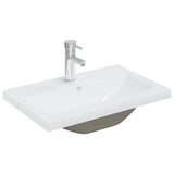 Set Mobili da Bagno 2 pz Grigio Cemento in Legno truciolato