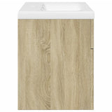 Mobile da Bagno con Lavabo Integrato Rovere Sonoma